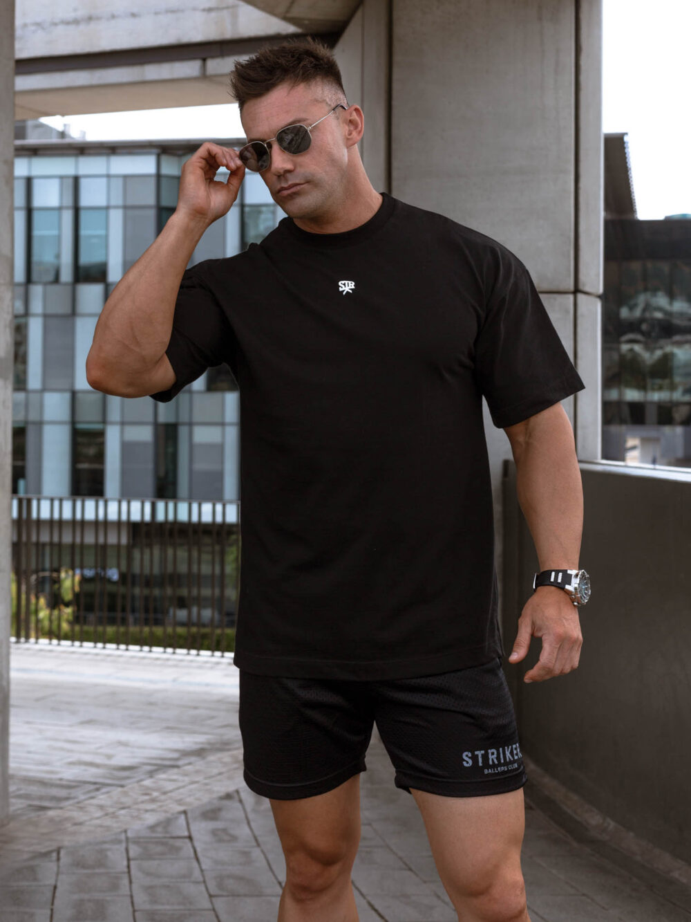 STRIKER Ballers Club Oversized Tee - Black - Image 15