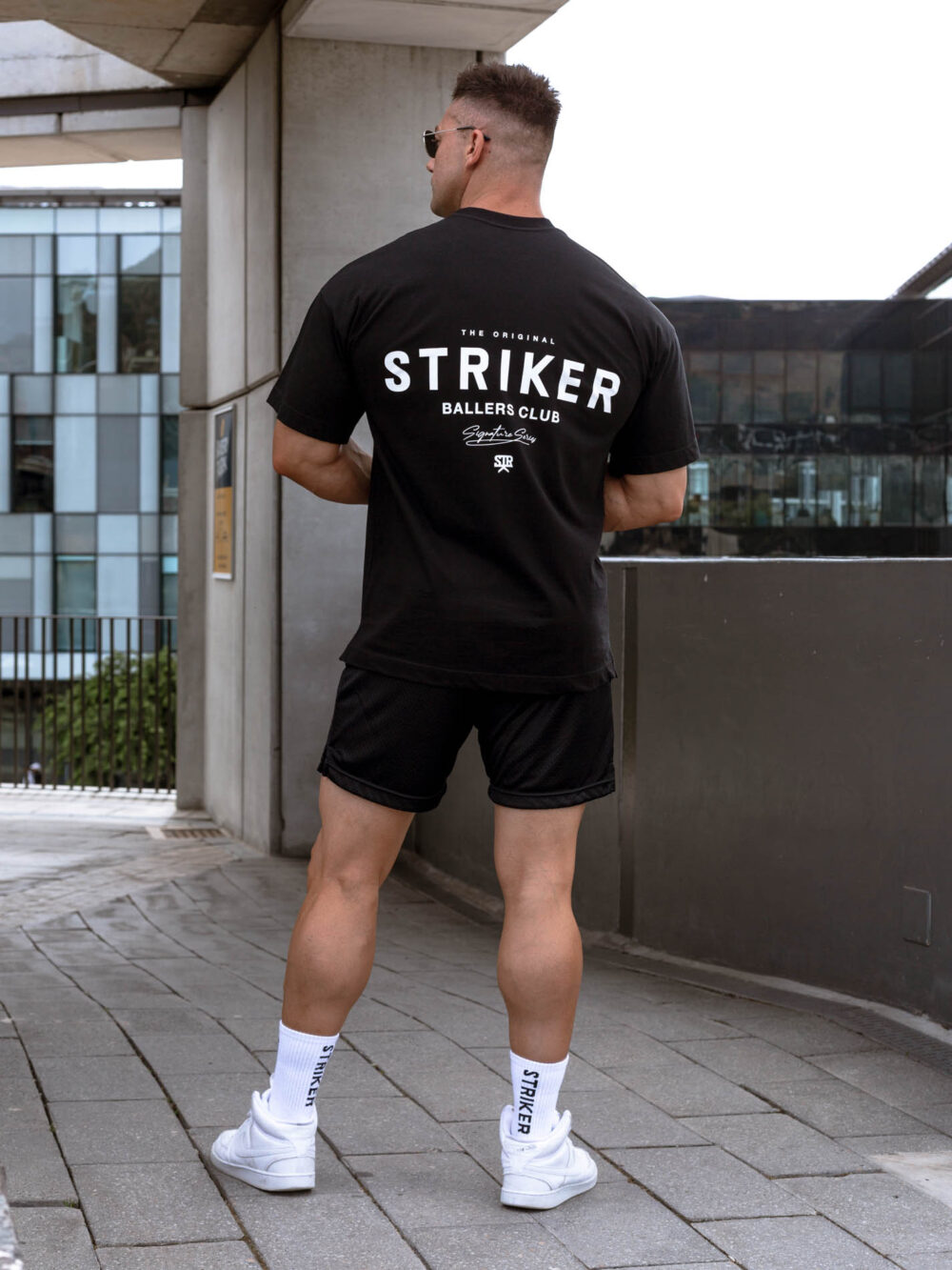 STRIKER Ballers Club Oversized Tee - Black - Image 6