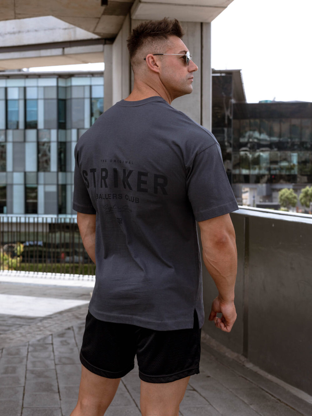 STRIKER Ballers Club Oversized Tee - Titanium - Image 6