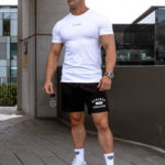 STRKR Athletic Fit Premium Tee - White - Image 7