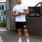 STRKR Athletic Fit Premium Tee - White - Image 3