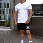STRKR Athletic Fit Premium Tee - White - Image 9