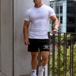 STRKR Athletic Fit Premium Tee - White - Image 8