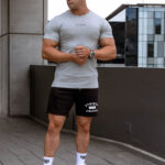 STRKR Athletic Fit Premium Tee - Ash Grey