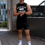 STRIKER ATHLETICS Sleeveless Tank - Black - Image 2