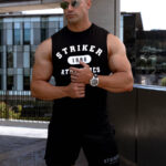 STRIKER ATHLETICS Sleeveless Tank - Black - Image 8