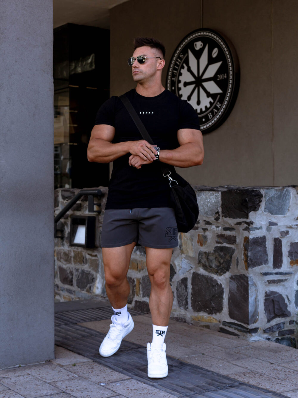 STRIKER Core Lifestyle Shorts - Graphite - Image 2