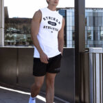 STRIKER ATHLETICS Sleeveless Tank - White