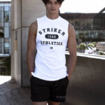 STRIKER ATHLETICS Sleeveless Tank - White - Image 5