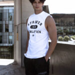 STRIKER ATHLETICS Sleeveless Tank - White - Image 2