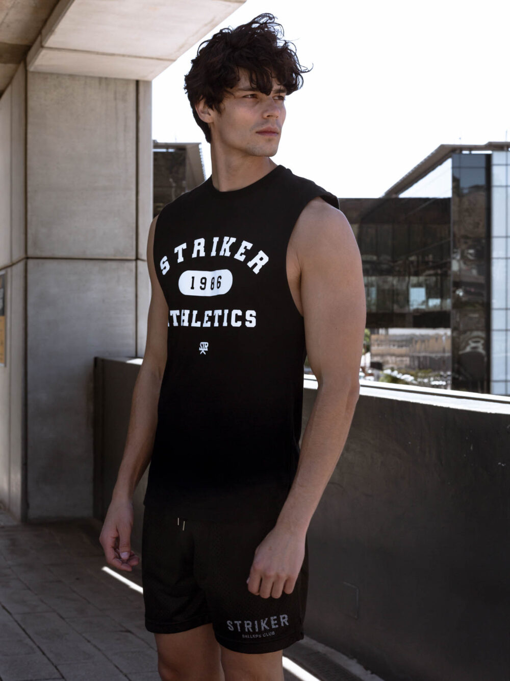 STRIKER ATHLETICS Sleeveless Tank - Black - Image 15