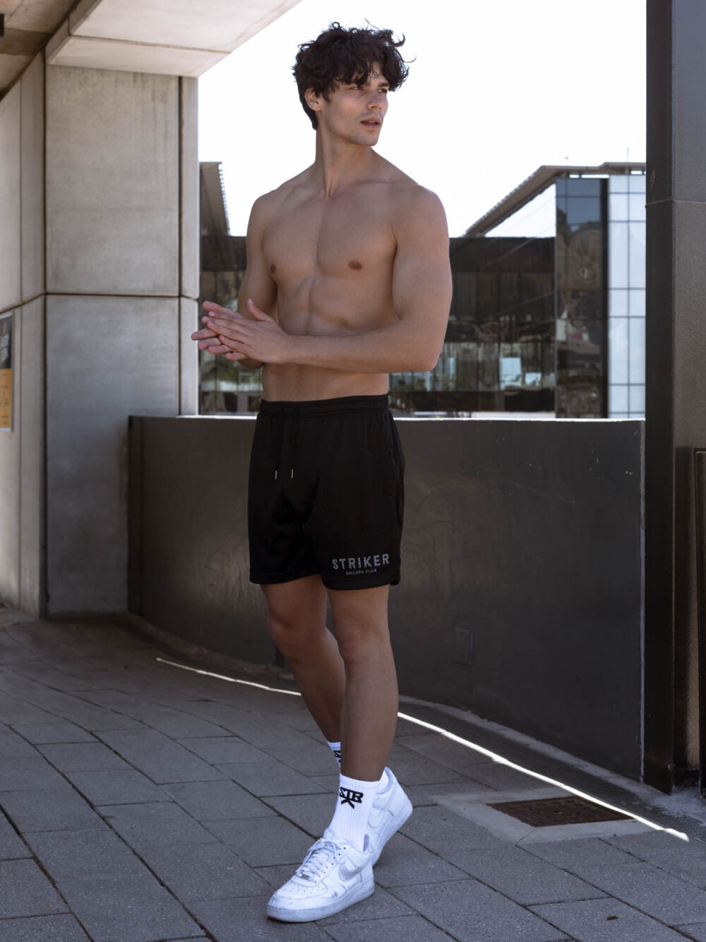 STRIKER Ballers Club Mesh Shorts - Black