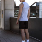 STRIKER Cotton Stretch Ribbed Tank - Ash Grey - Image 7