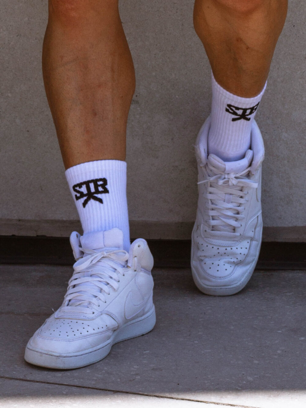 STRIKER Ballers Club Ribbed Socks - White - Image 2