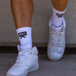 STRIKER Ballers Club Ribbed Socks - White - Image 2