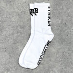 STRIKER Ballers Club Ribbed Socks - White