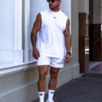 STRIKER Ballers Club Mesh Shorts - White - Image 6